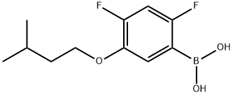 2,4-Difluoro-5-isobutoxyphenylboronic acid Structure