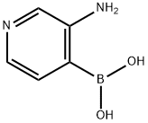 Boronic acid, B-(3-amino-4-pyridinyl)- 구조식 이미지