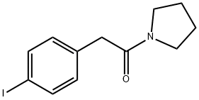 Ethanone, 2-(4-iodophenyl)-1-(1-pyrrolidinyl)- 구조식 이미지