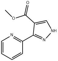 methyl 3-(pyridin-2-yl)-1H-pyrazole-4-carboxylate Structure