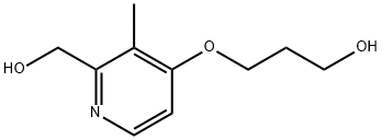 2-Pyridinemethanol, 4-(3-hydroxypropoxy)-3-methyl- Structure