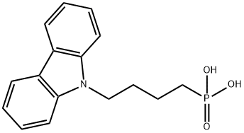 Phosphonic acid, (4-carbazol-9-ylbutyl)- (8CI) Structure