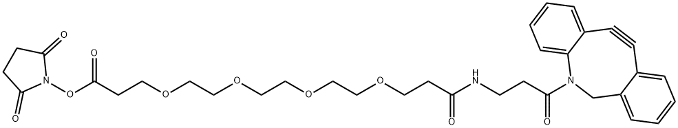 DBCO-PEG4-NHS ester Structure