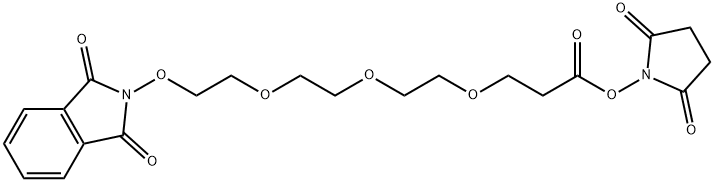 NHPI-PEG3-C2-NHS ester Structure