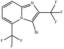 3-bromo-2,5-bis(trifluoromethyl)imidazo[1,2-a]pyridine(WXFC0230) 구조식 이미지