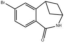 3,5-Methano-1H-2-benzazepin-1-one, 7-bromo-2,3,4,5-tetrahydro- Structure