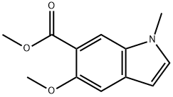 methyl 5-methoxy-1-methyl-1H-indole-6-carboxylate Structure