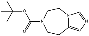 7H-Imidazo[1,5-d][1,4]diazepine-7-carboxylic acid, 5,6,8,9-tetrahydro-, 1,1-dimethylethyl ester Structure