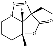 3H-4-Oxa-1,2,7a-triazacyclopent[cd]inden-3-one,2a-ethyl-2a,4a,5,6,7,7b-hexahydro-4a-methyl-,(2aS,4aR,7bR)-(9CI) Structure