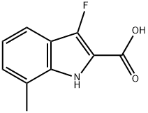 3-fluoro-7-methyl-1H-indole-2-carboxylic acid Structure