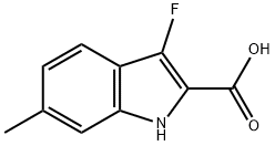 1H-Indole-2-carboxylic acid, 3-fluoro-6-methyl- Structure