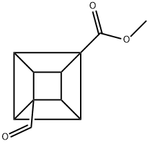 Methyl (1S,2R,3R,8S)-4-formylcubane-1-carboxylate 구조식 이미지