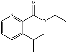 2-Pyridinecarboxylic acid, 3-(1-methylethyl)-, ethyl ester Structure