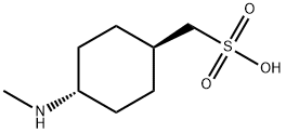 trans-4-(methylamino)cyclohexyl)methanesulfonic acid Structure