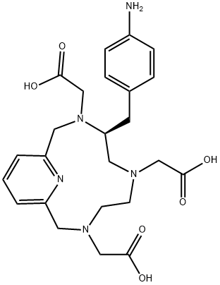 p-NH-Bn-PCTA Structure