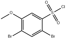 Benzenesulfonyl chloride, 2,4-dibromo-5-methoxy- Structure