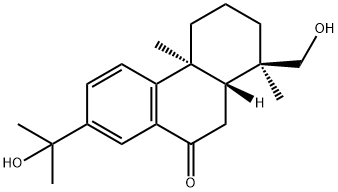 15,18-Dihydroxyabieta-8,11,13-trien-7-one Structure