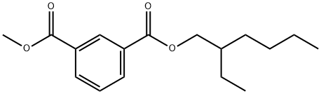 1,3-Benzenedicarboxylic acid, 1-(2-ethylhexyl) 3-methyl ester Structure