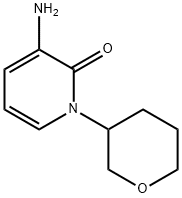 3-amino-1-(oxan-3-yl)-1,2-dihydropyridin-2-one Structure