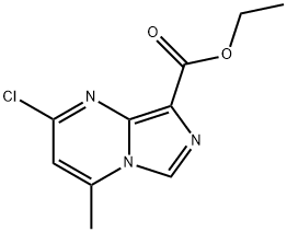 Imidazo[1,5-a]pyrimidine-8-carboxylic acid, 2-chloro-4-methyl-, ethyl ester Structure