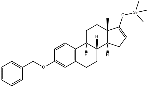 Estra-1,3,5(10),16-tetraene, 3-(phenylmethoxy)-17-[(trimethylsilyl)oxy]- 구조식 이미지
