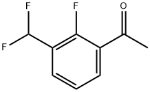 1-(3-(difluoromethyl)-2-fluorophenyl)ethan-1-one 구조식 이미지