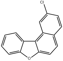 Benzo[b]naphtho[1,2-d]furan, 2-chloro- Structure