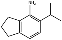 1H-Inden-4-amine, 2,3-dihydro-5-(1-methylethyl)- Structure