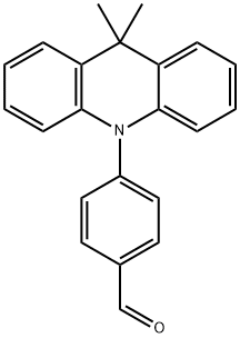 Benzaldehyde, 4-(9,9-dimethyl-10(9H)-acridinyl)- 구조식 이미지