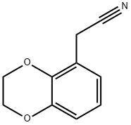 1,4-Benzodioxin-5-acetonitrile, 2,3-dihydro- Structure