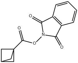 Bicyclo[1.1.1]pentane-1-carboxylic acid, 1,3-dihydro-1,3-dioxo-2H-isoindol-2-yl ester Structure