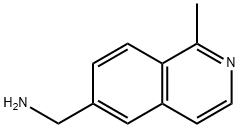 6-이소퀴놀린메탄아민,1-메틸-(9CI) 구조식 이미지