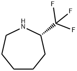 1H-Azepine, hexahydro-2-(trifluoromethyl)-, (2S)- Structure