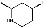 Piperidine, 4-fluoro-2-methyl-, (2R,4R)- Structure