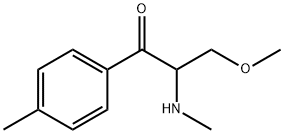 1-Propanone, 3-methoxy-2-(methylamino)-1-(4-methylphenyl)- Structure