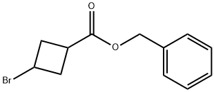 Cyclobutanecarboxylic acid, 3-bromo-, phenylmethyl ester Structure