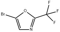 Oxazole, 5-bromo-2-(trifluoromethyl)- Structure