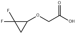 Acetic acid, 2-[(2,2-difluorocyclopropyl)oxy]- 구조식 이미지