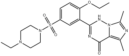 7-Despropyl 7-Methyl Vardenafil 구조식 이미지