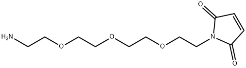1H-Pyrrole-2,5-dione, 1-[2-[2-[2-(2-aminoethoxy)ethoxy]ethoxy]ethyl]- Structure
