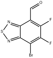 7-bromo-benzo[c][1,2,5]thiadiazole-4-carbaldehyde-2F 구조식 이미지