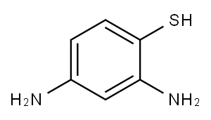 Benzenethiol, 2,4-diamino- Structure