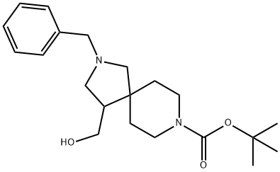 Tert-Butyl 2-Benzyl-4-(Hydroxymethyl)-2,8-Diazaspiro[4.5]Decane-8-Carboxylate(WX101488) Structure