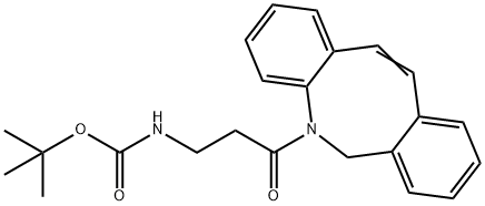 (Z)-tert-butyl (3-(dibenzo[b,f]azocin-5(6H)-yl)-3-oxopropyl)carbamate(WX135259) 구조식 이미지