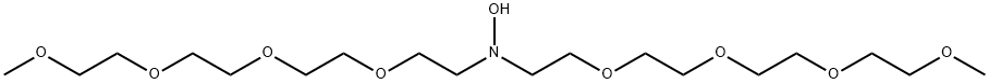 Bis(m-PEG4)-N-OH Structure