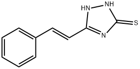 5-[(1E)-2-phenylethenyl]-4H-1,2,4-triazole-3-thiol Structure