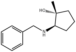 (1R,2R)-2-(benzylamino)-1-methylcyclopentan-1-ol Structure