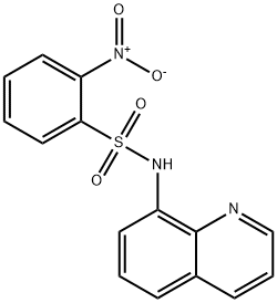 Benzenesulfonamide, 2-nitro-N-8-quinolinyl- Structure