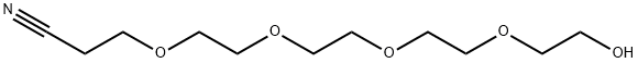 Hydroxy-PEG4-nitrile Structure