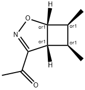 Ethanone, 1-[(1R,5R,6R,7S)-6,7-dimethyl-2-oxa-3-azabicyclo[3.2.0]hept-3-en- Structure